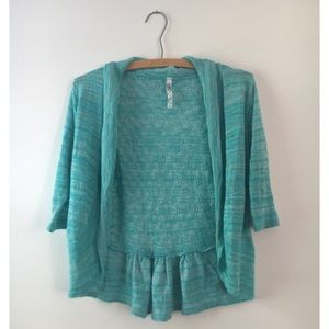 Turquoise Cardigan